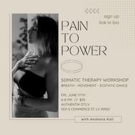 Somatic Therapy Workshop